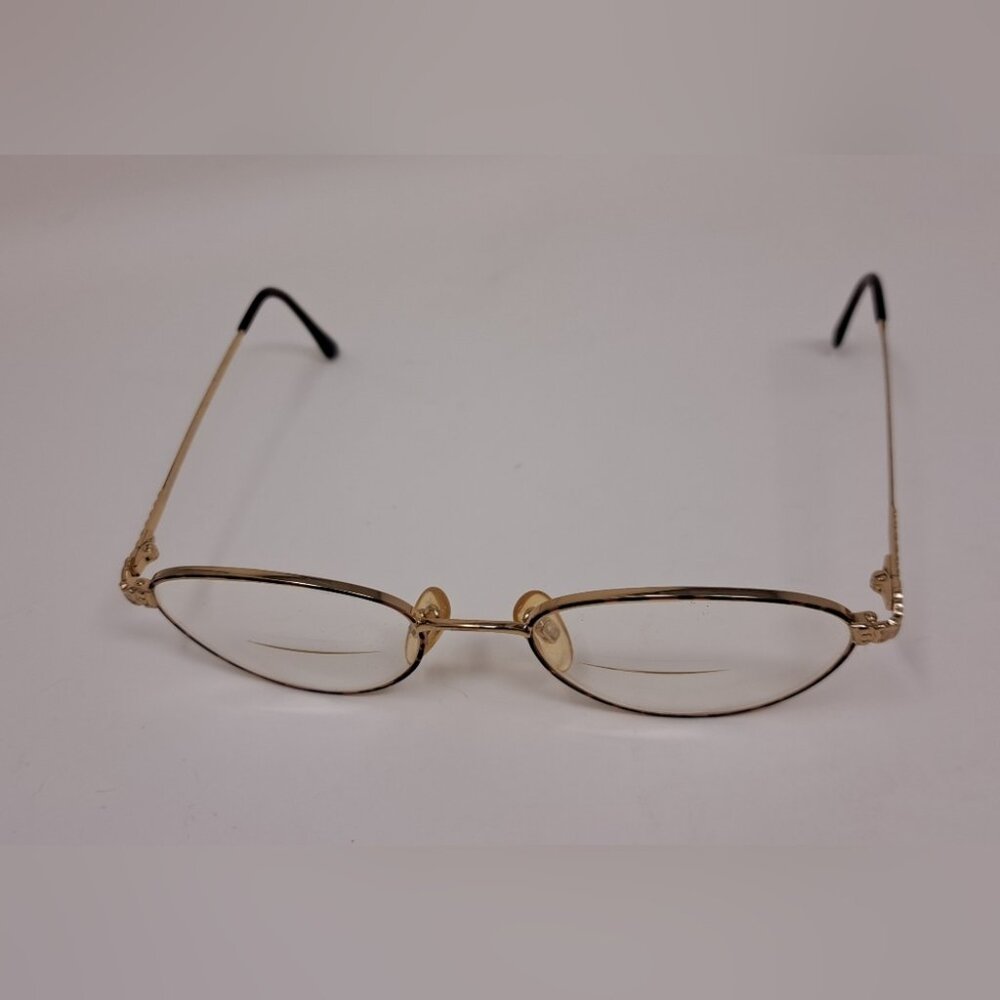 Yves Saint Laurent Women's Glasses Gold Metal Havana Frames 4084 Y119 52-19-130 - Picture 2 of 16